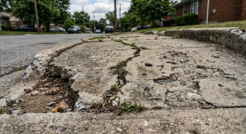 Concrete Sidewalk Repair in West Des Moines, IA