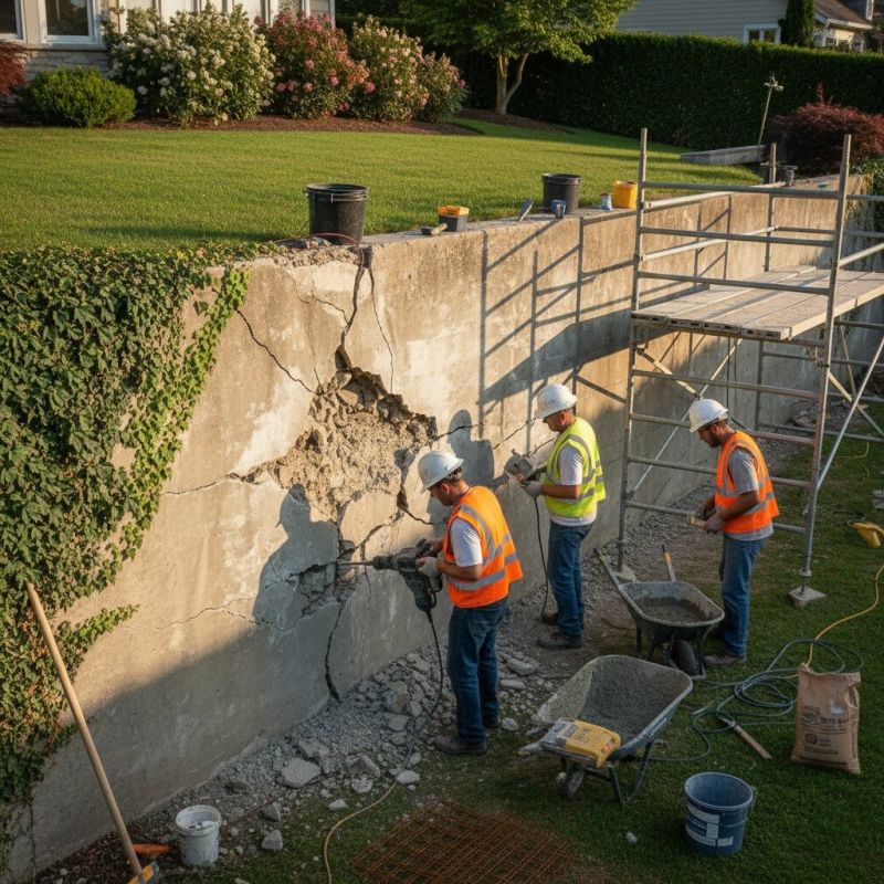 Concrete Wall Repair in Corpus Christi, TX
