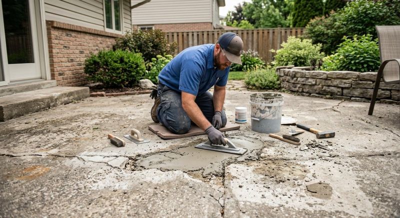 Cracked Concrete Repair in Des Moines, IA