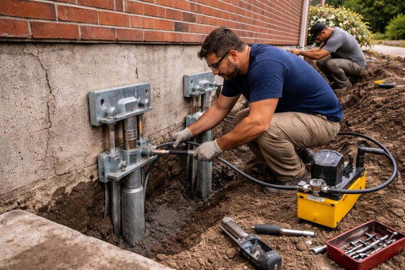 Foundation Pier Repair in Tampa, FL